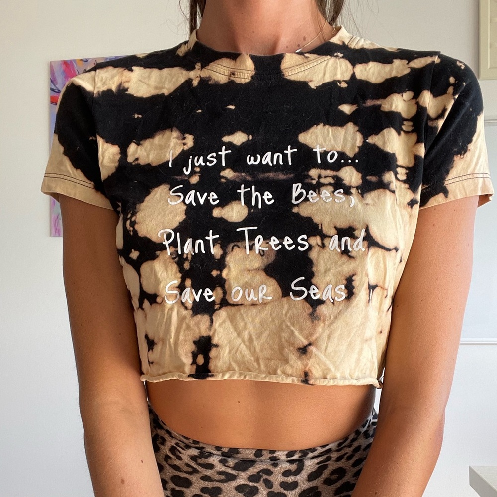 Cropped Planet Positive Shirt XS